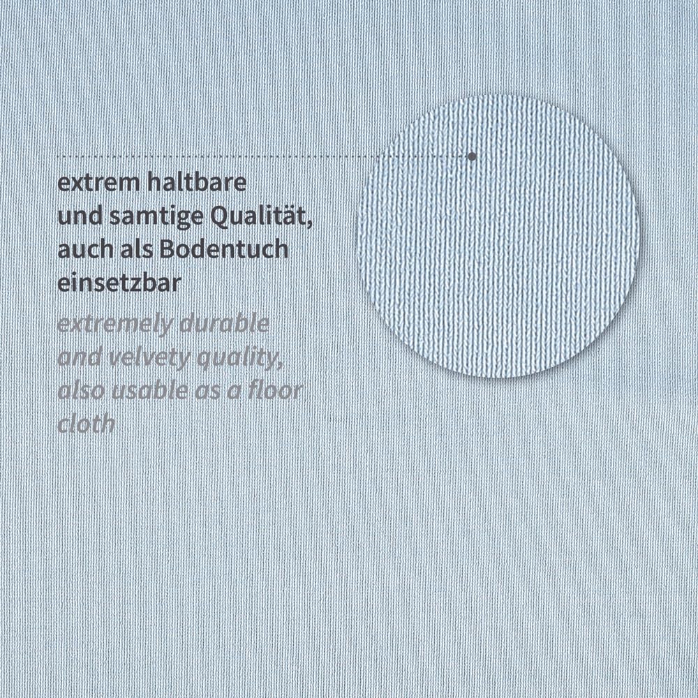 50 Stück Hygoclean Mikrofasertücher Micro Master Floor | Polyester/Polyamid, blau, L: 50cm, B: 60cm, Karton, Putztücher, Reinigungstuch, Microfasertücher