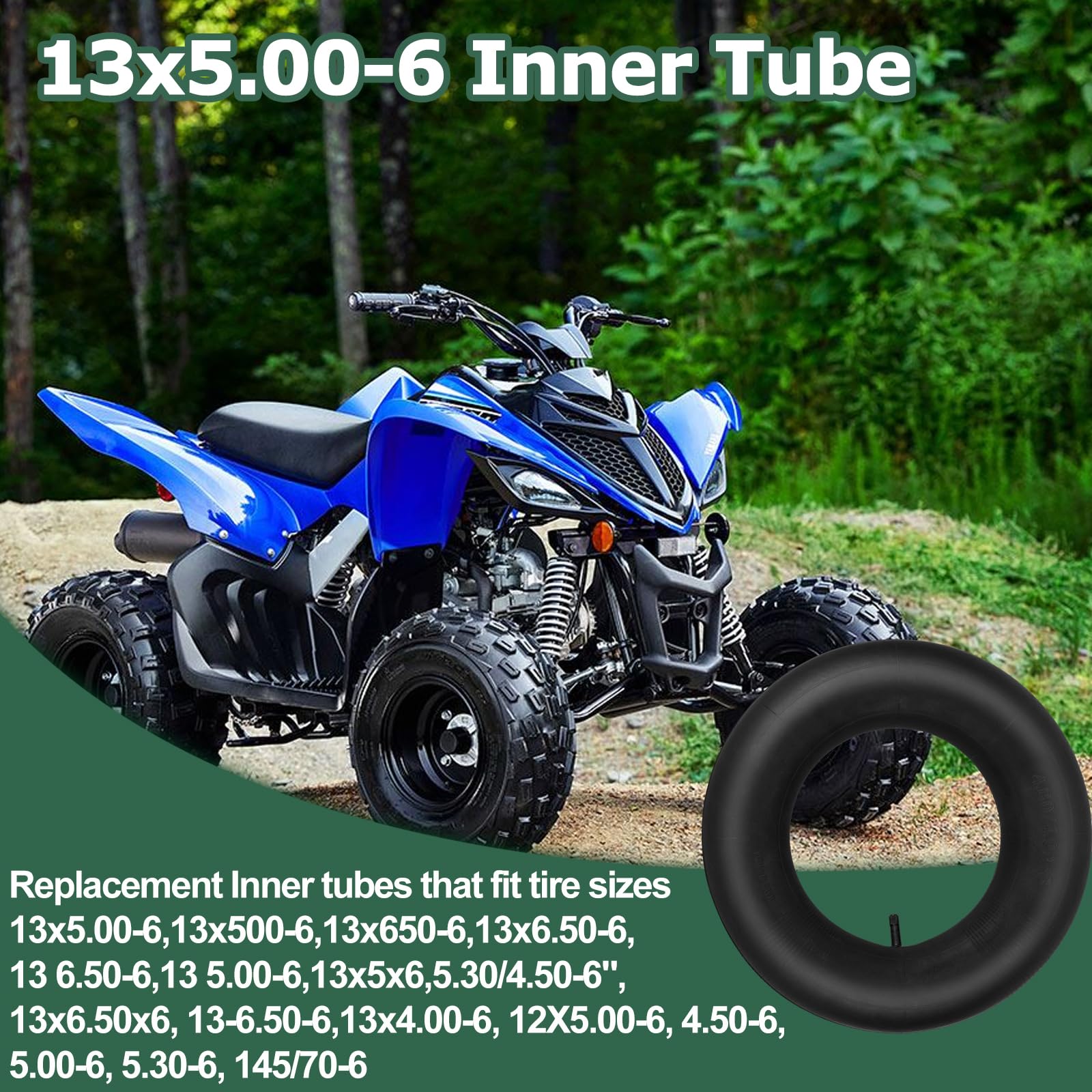 Camera D'Aria 13x5.00-6 TR13 - 2 Pezzi Per Carrelli, Tosaerba, Go Kart E Rimorchi - Foto 8