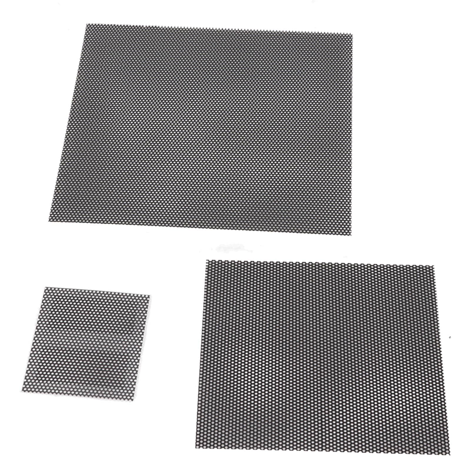 Staubschutzfilter für Series X, 3-teiliges PVC-Topcase-Entlüftungs-Staubschutzfilter-Abdeckungs-Staubfilter-Set, Schwarz, Nur für Series X