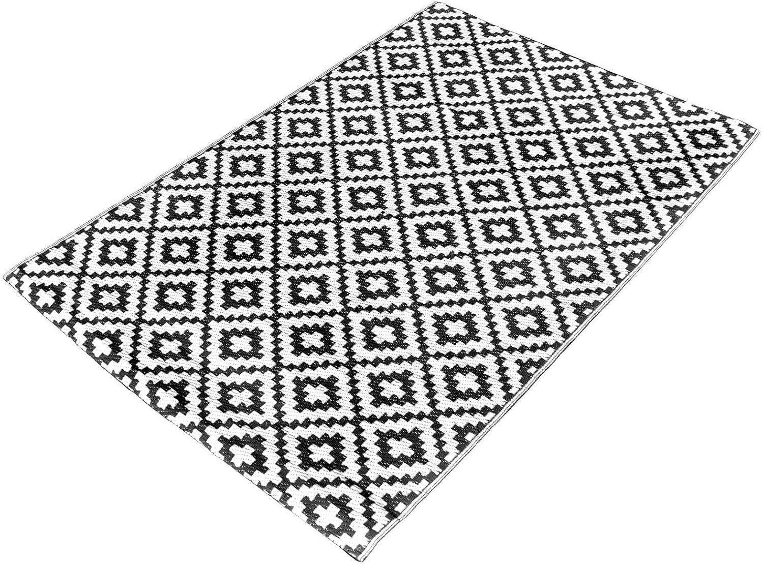 Dreamscene Geometric Outdoor Rugs for Garden, Patio Rugs Garden Mat