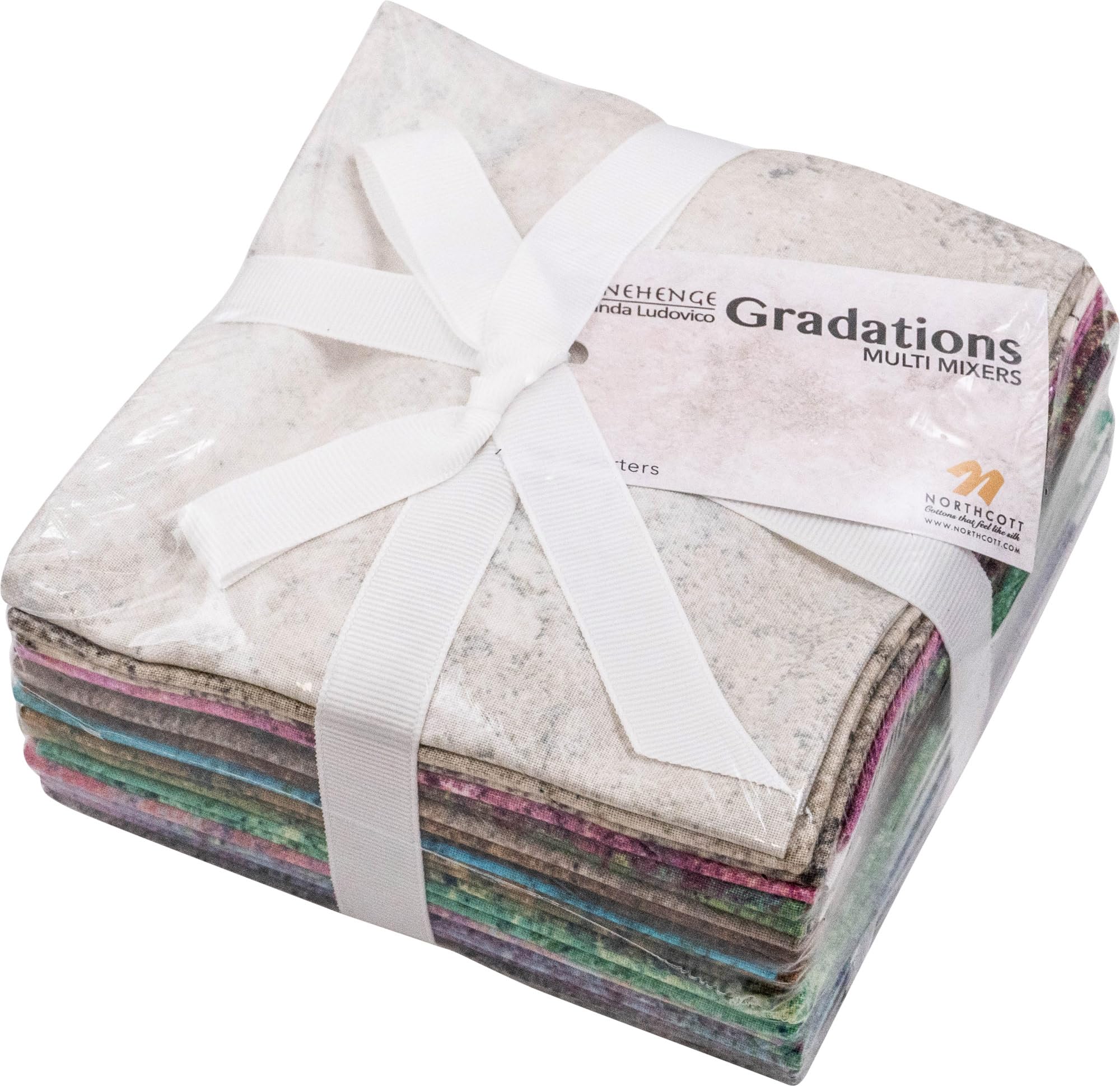 Linda Ludovico Stonehenge Gradations Multi Mixers 14 Fat Quarters Northcott, FQGRAD14-10