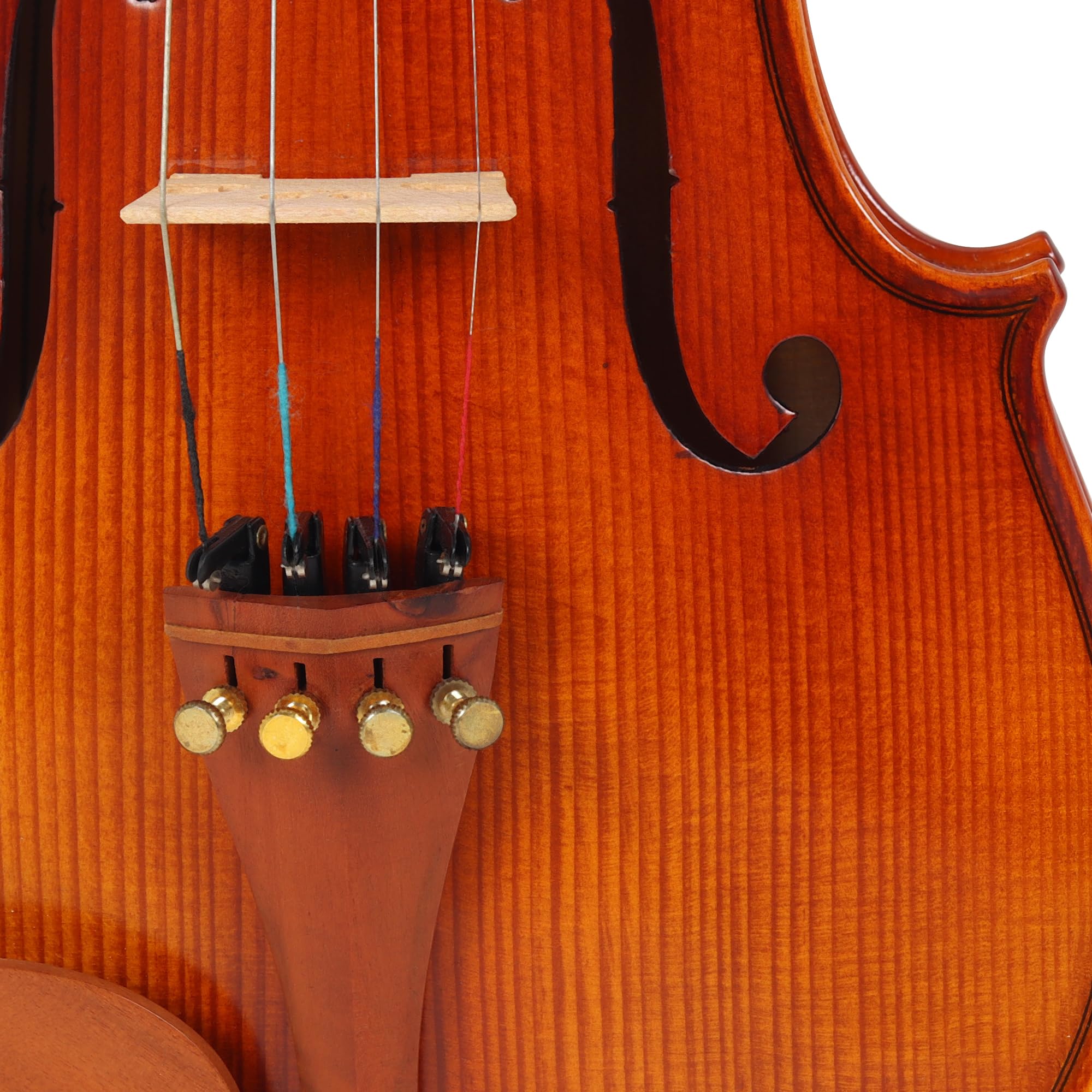 PERLMAN Classic Full Size 4/4 Violin With Brazil Wood Bow, Rosin