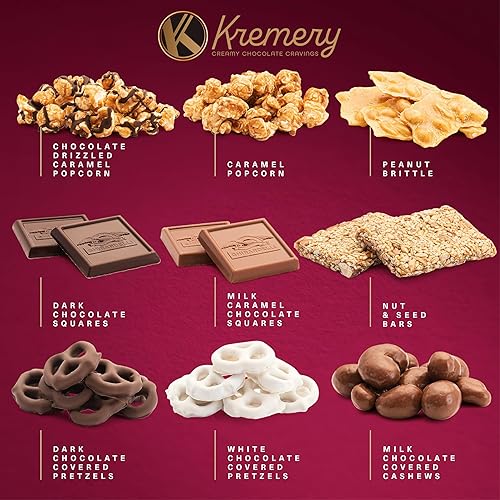 Miniatura 6 de Cesta de regalo de dulces para el día de San Valentín pretzels cubiertos de chocolate con leche en bandeja reutilizable de hierba marina  cinta