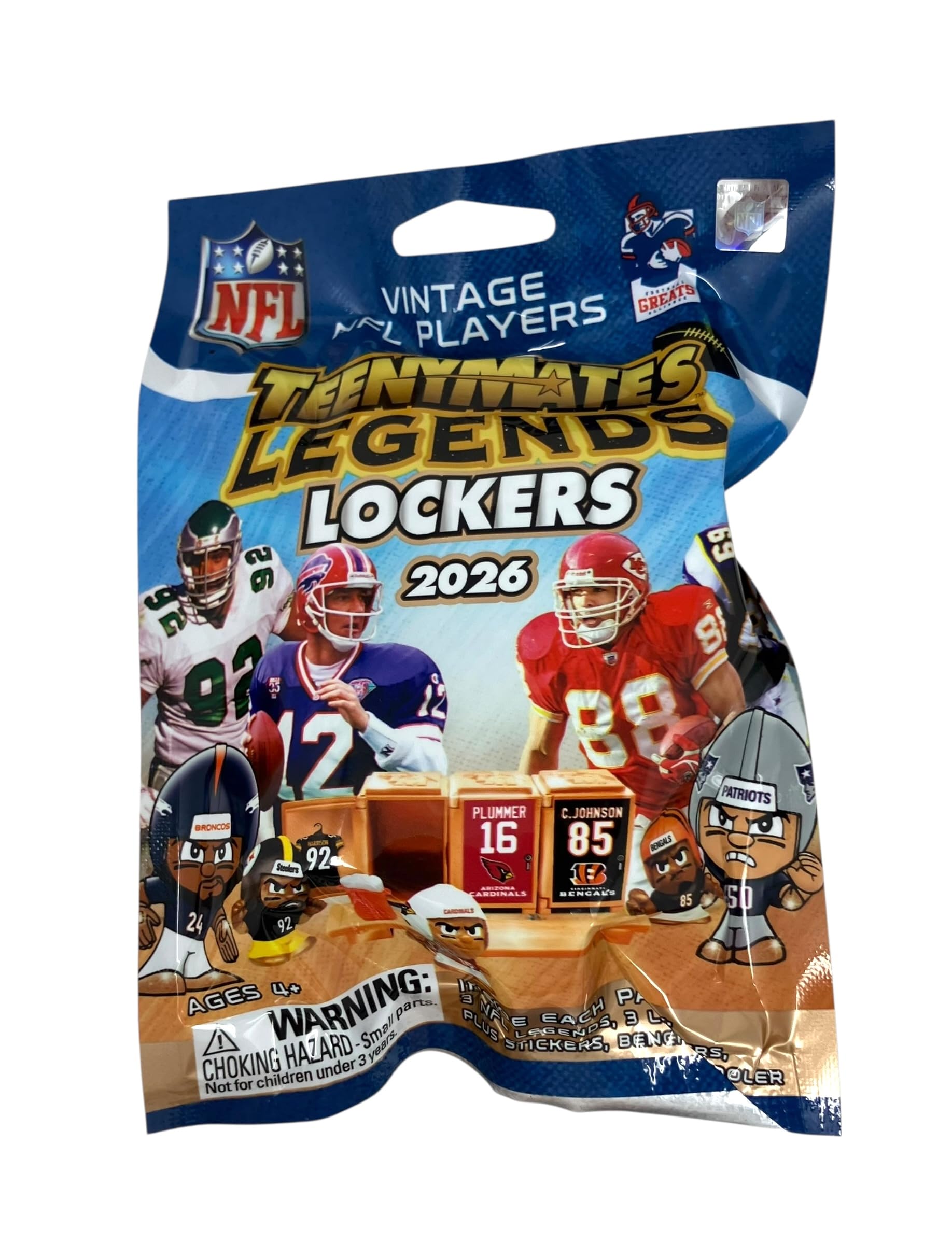 Amazon.com: TeenyMates Party Animal 2026 NFL Legends Series 4
