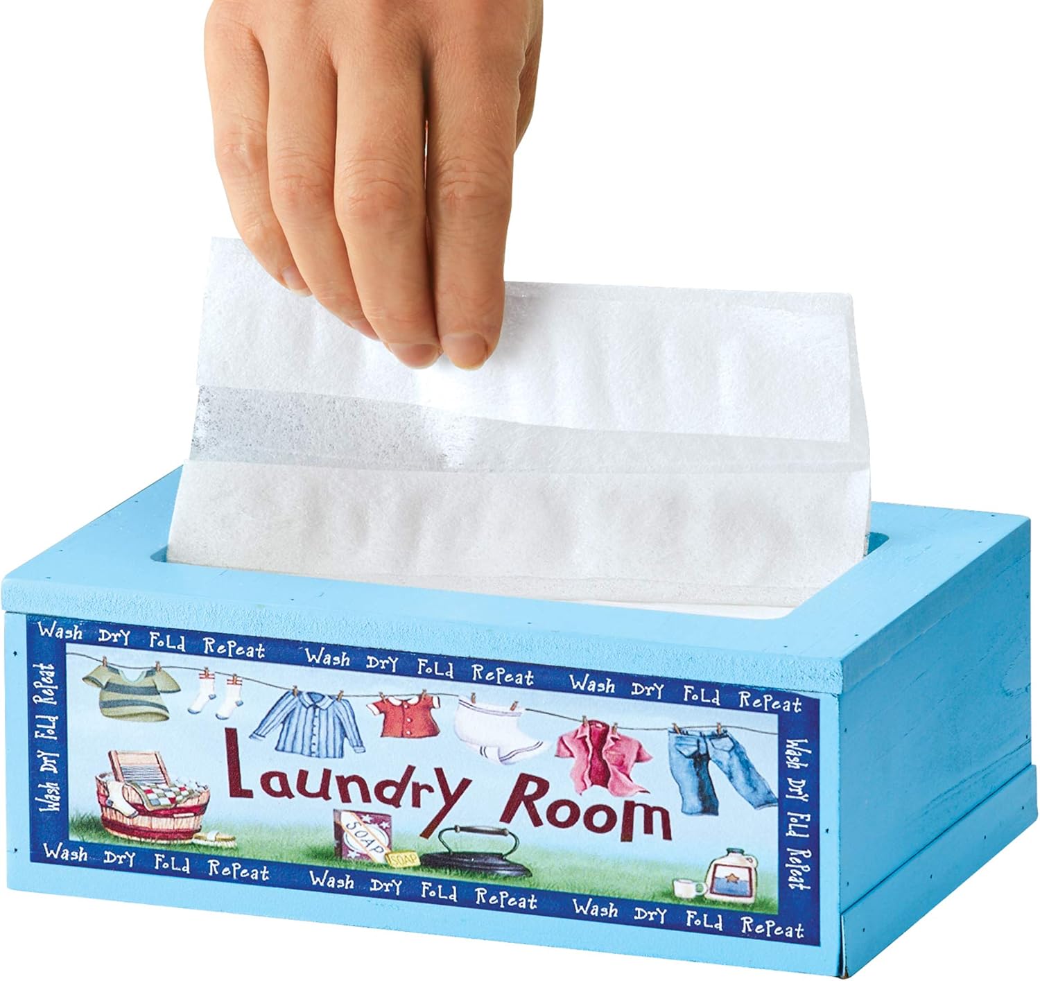 Collections Etc Decorative Laundry Room Dryer Sheet Holders