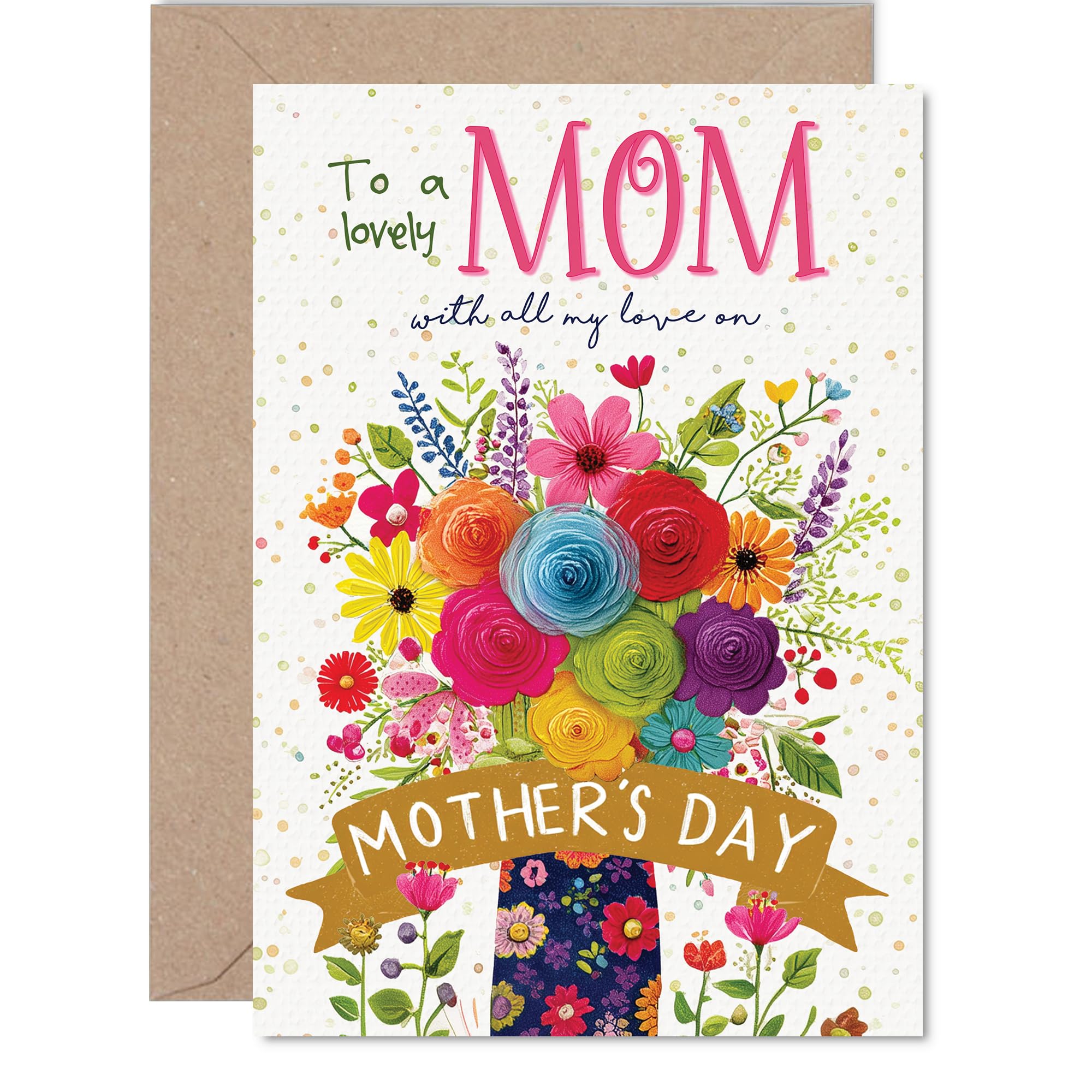 Mom Mothers Day Card, With Love