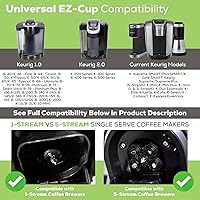 Vista 4 de Universal EZ-Cup Caspule de café reutilizable de Perfect Pod – Para uso con cafeteras de una sola porción de 1 corriente o multiflujo