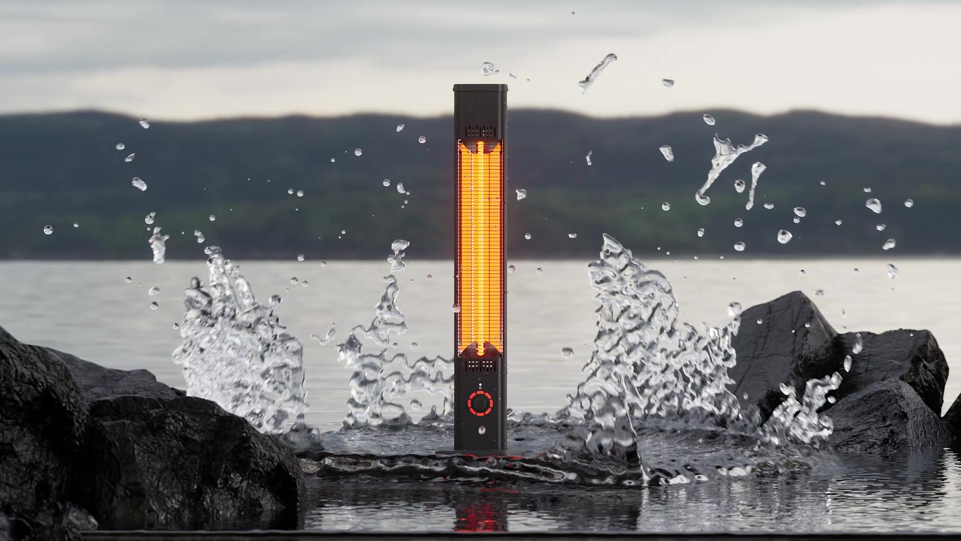 Amazon.com : Outdoor Heater for Patio 1500W, 8H Timer, Waterproof