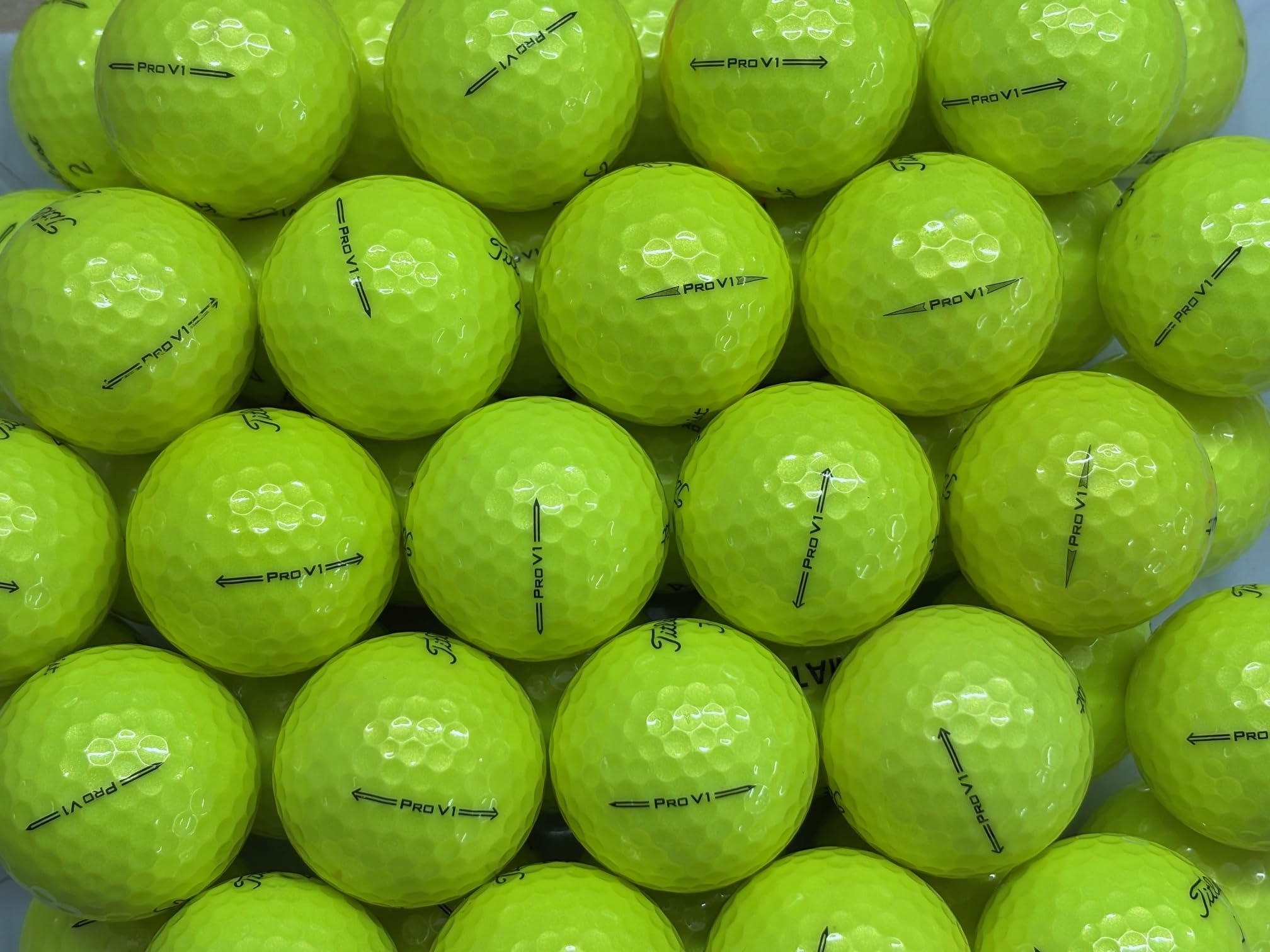 Pro V1 Yellow golf balls Pearl/Grade A used lake balls 12 pack