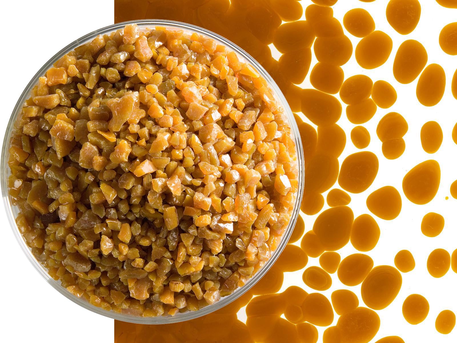 Butterscotch Glass Frit Coarse Bullseye COE 90 Fusible- 4 Ounces-image-29