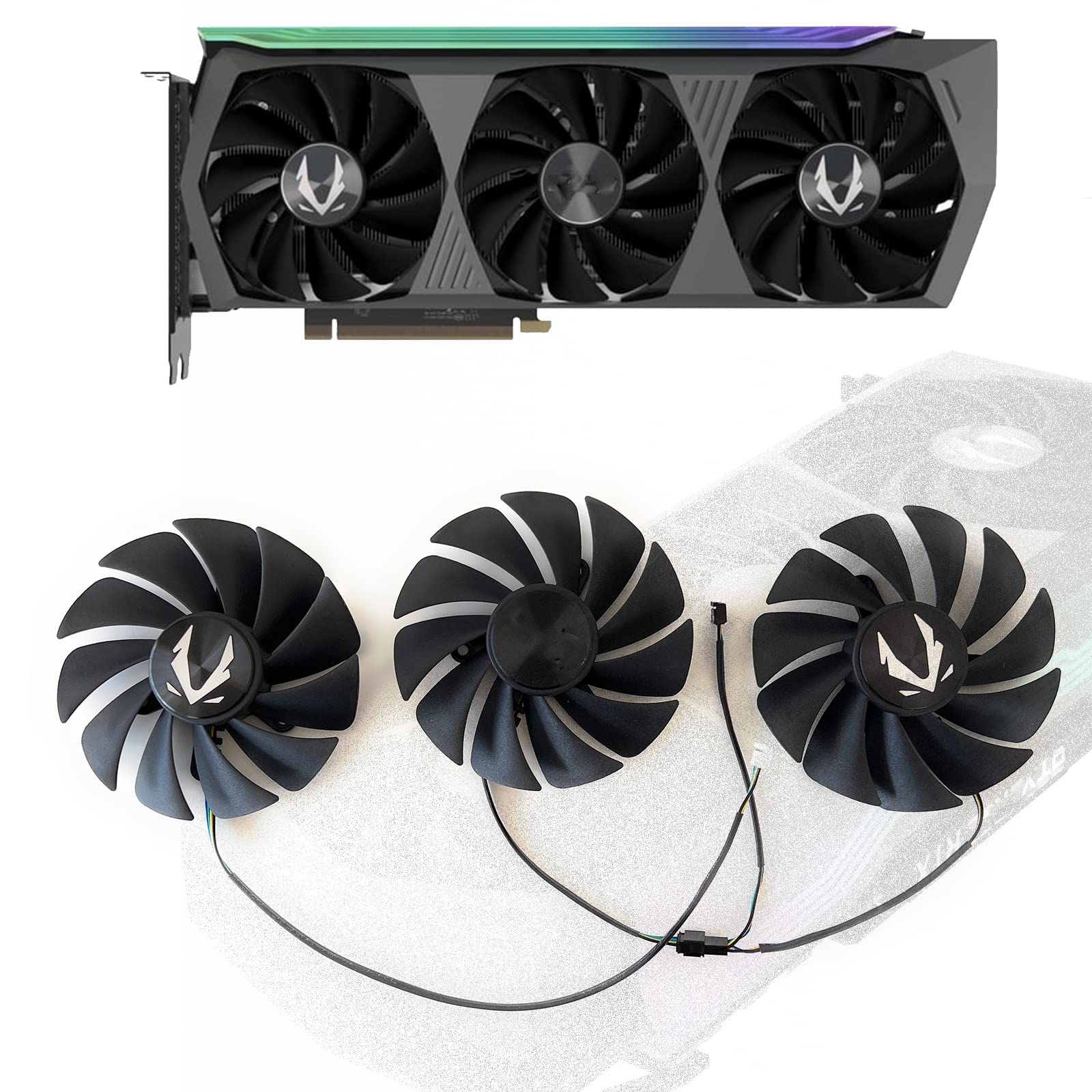 Ventilador de tarjeta gráfica para ZOTAC GeForce RTX 3070/3080 Ti AMP Holo, 3090 24GB AMP Core-Holo, para enfriador de tarjetas gráficas, GA92S2U 88mm