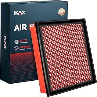 KAX Engine Air Filter, GAF001 (CA10755) Air Filter Replace for Sienna, Highlander, Camry, Avalon, ES350, NX200T, NX300, RX350, RX350L, Durango, Grand Cherokee, 200% Longer Life