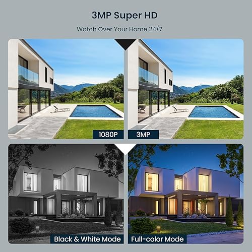 Miniatura 6 de Tenda Paquete de cámaras de seguridad para interiores y exteriores 2K