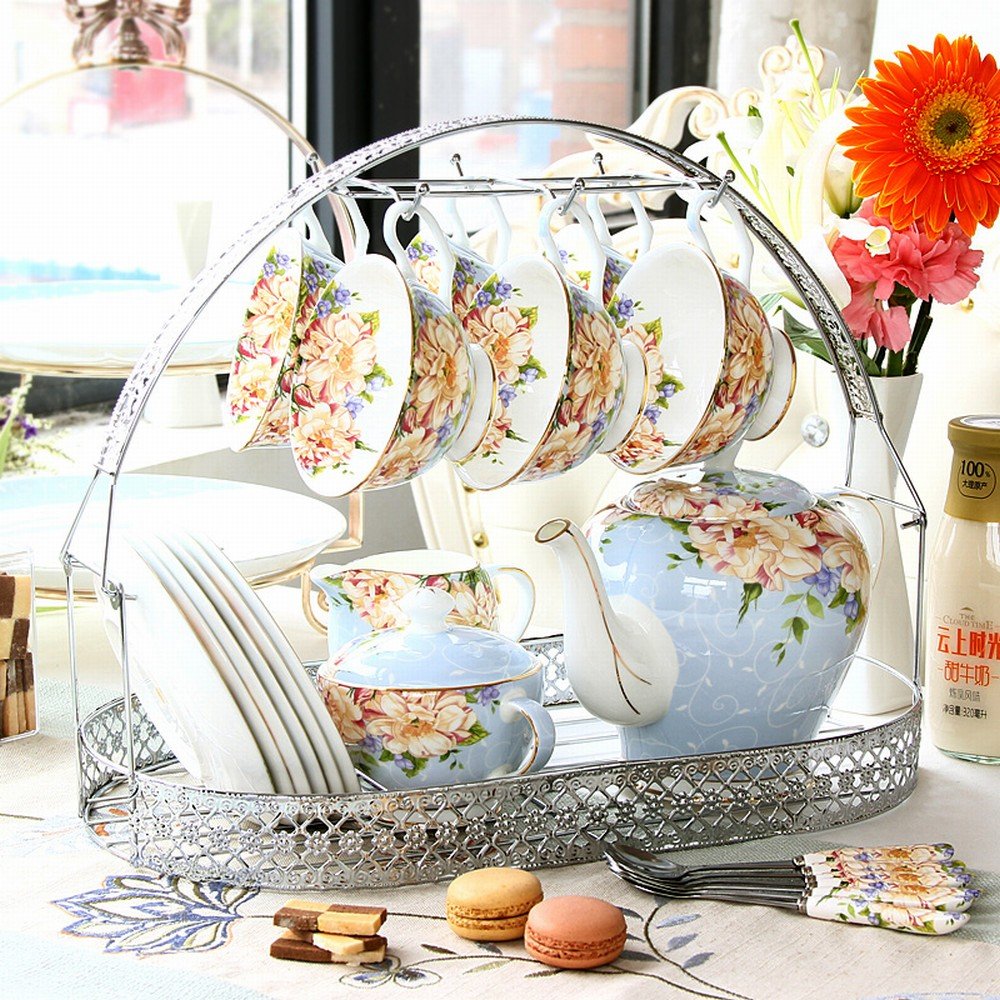 Ensemble de thé continental VLX pour éliminer les taches de café sur table