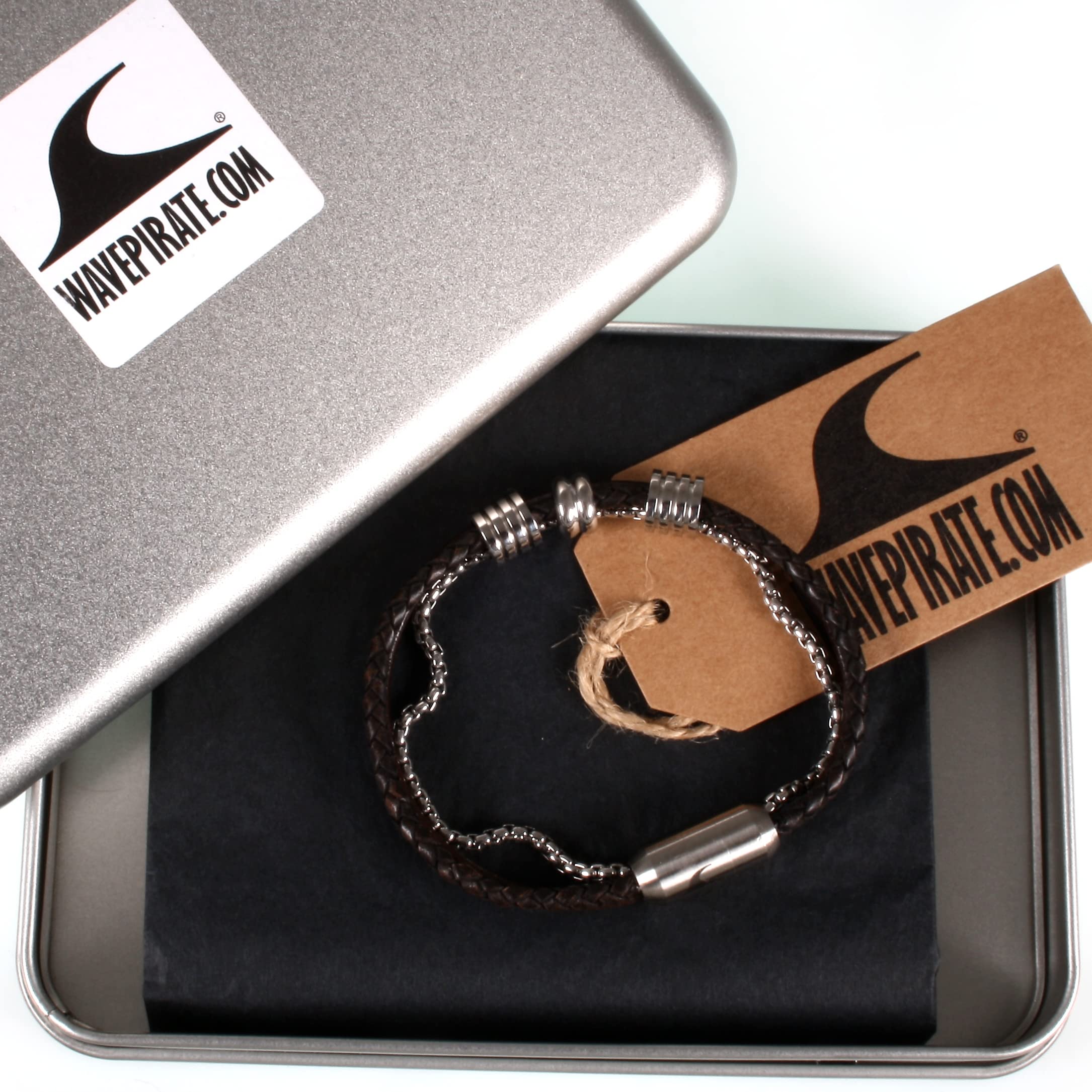 Leder-Armband LEX R Braun Männer Herren