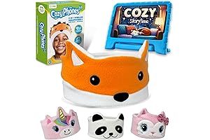 FRAINKIE Fox Cozy Toddler Headphones for Airplane Travel
