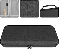 Vista 2 de GEEKRIA Logitech MK470 - Funda protectora de viaje para teclado y mouse Logitech MK470, compatible con Logitech MK470 / K585 / K580 (gris oscuro)