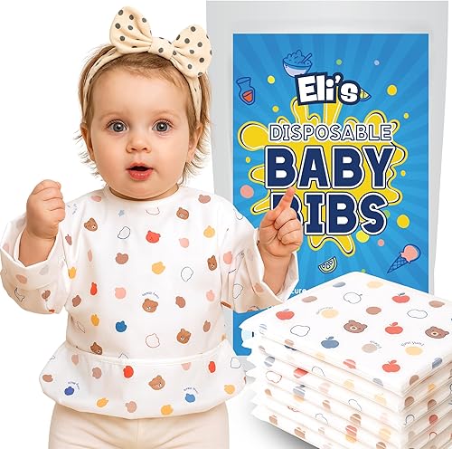 Eli with Love Disposable Bibs Individually Wrapped