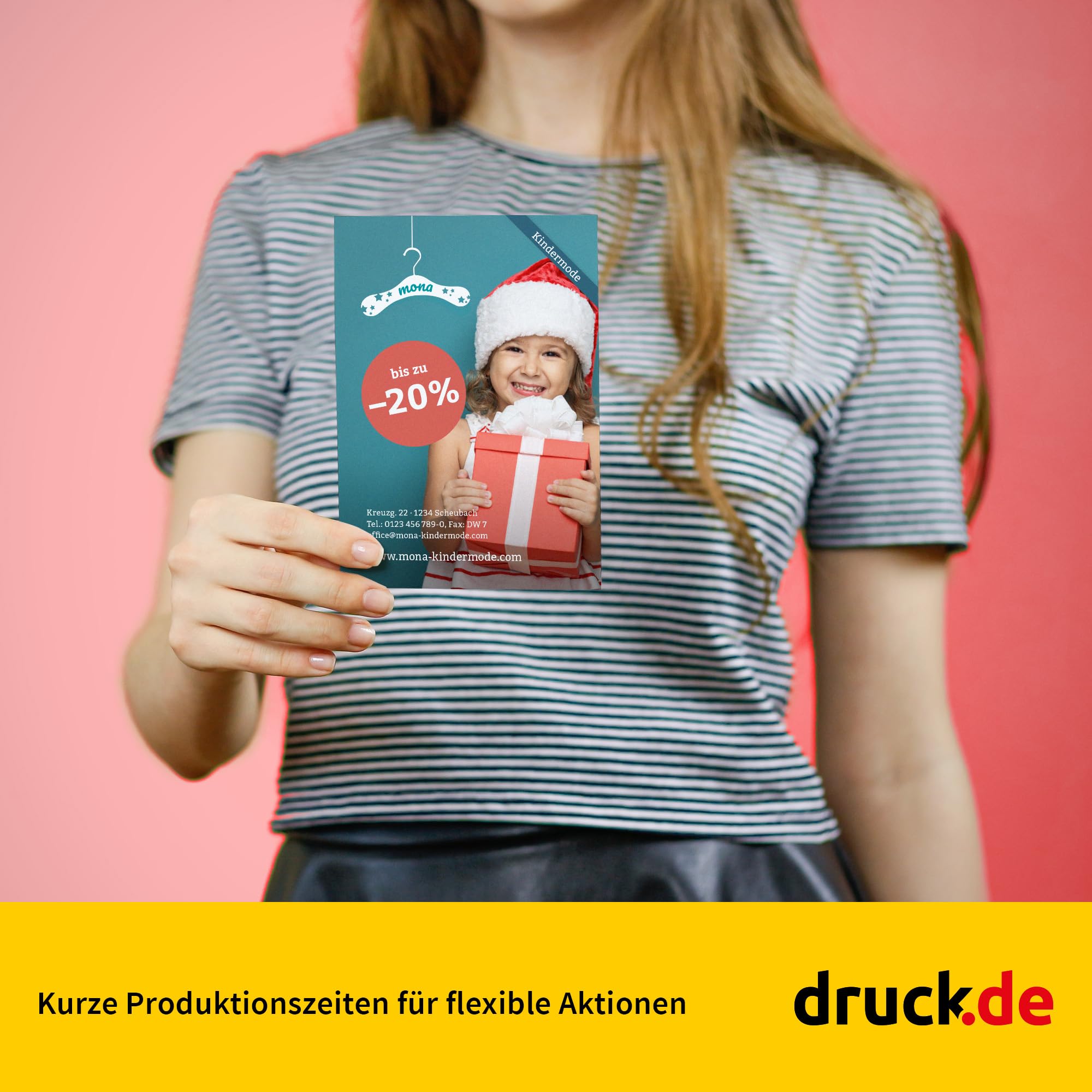 Flyer - 500 Stück - A5 - hoch - beidseitig - Standard 170g glänzend | Flyer drucken, 500 Stück, A5, Hochformat, Standard, 170g Papier, beidseitig, glänzend