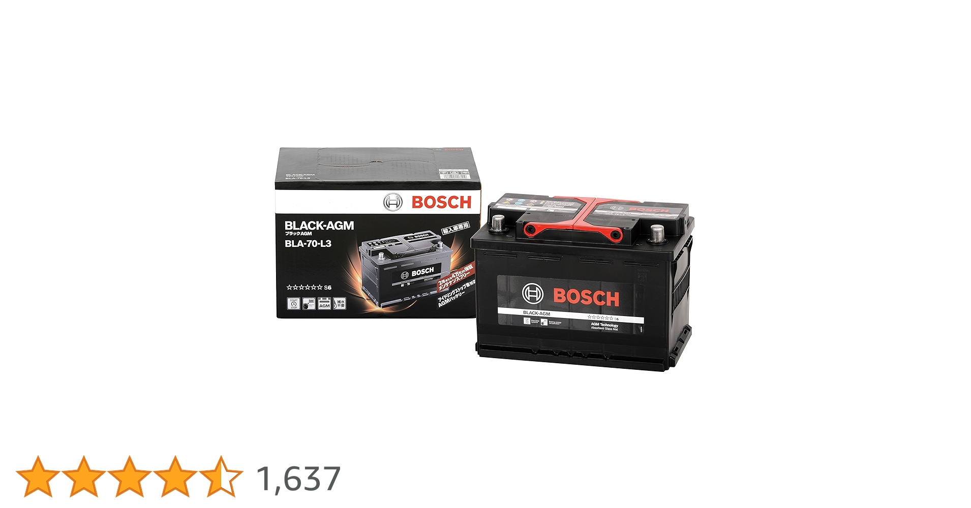 BOSCH(ボッシュ) BLACK-AGM bla-70-l3 BOSCH（DIY、工具） BOSCH ボッシュ BLA-70-L3 BLACK-AGM バッテリー