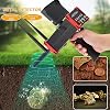 Professional Metal Detector for Adults, LCD Display & Adjustable Dual Rod Super Easy To Operate Gold Detector With Screen, 16 M Deep Long Range,One-click Quick Matching, Higher Accuracy Metal Scanner
