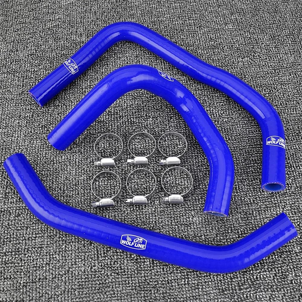 Radiator Hoses Water Coolant Tube Silicone Pipes for for Ninja ZX-25R ZX-4R ZX-4RR 2023 2024 2025 ZX25R ZX4R ZX4RR(Blue)