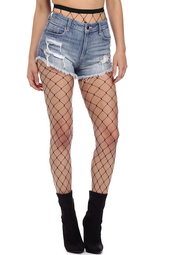 Fishnet stockings with shorts Outlet
