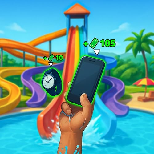 WaterPark Tycoon : Aventure d’objets cachés – Trouve les objets perdus, vends-les et construis ton empire aquatique