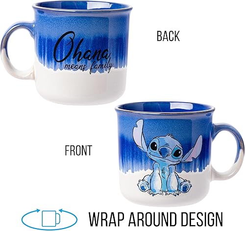 Vista 122 de Silver Buffalo Yellowstone Dutton Ranch Montana - Taza de cerámica de campamento con esmalte reactivo, 20 onzas