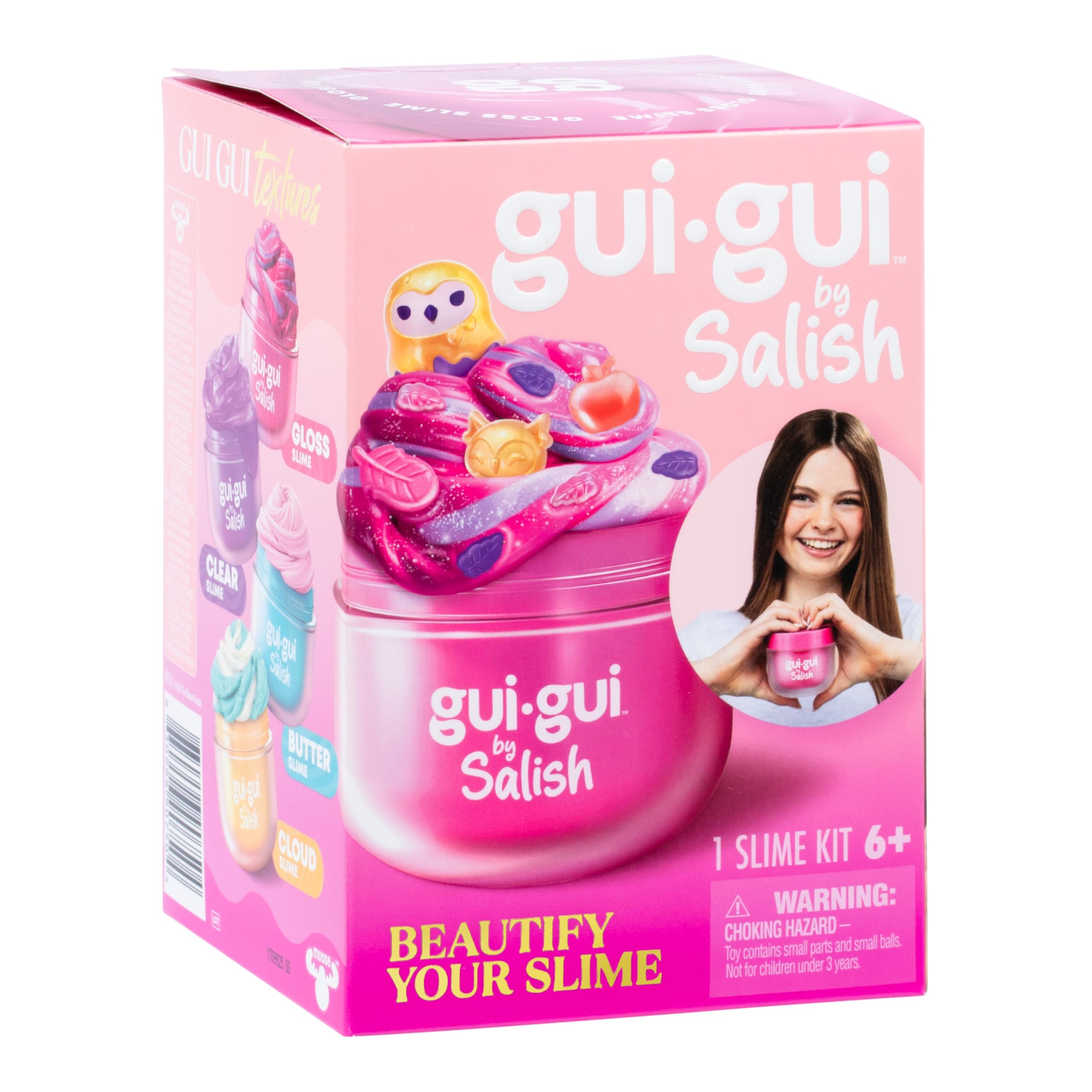 GUI GUI Por Salish, una experiencia Slime realmente única, creada en colaboración con Salish Matter, crea la mejor pasta pegajosa ASMR Gui Gui basada en todas las cosas que Salish ama, de 4 a