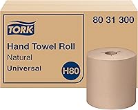 Vista 22 de Tork Rollo de toalla de mano de papel blanco H80, universal, 100% fibra reciclada, 6 rollos x 800 pies, 8031900