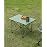 iClimb Ultralight Compact Camping Folding Table with Carry Bag (Reinforced Green - L)
