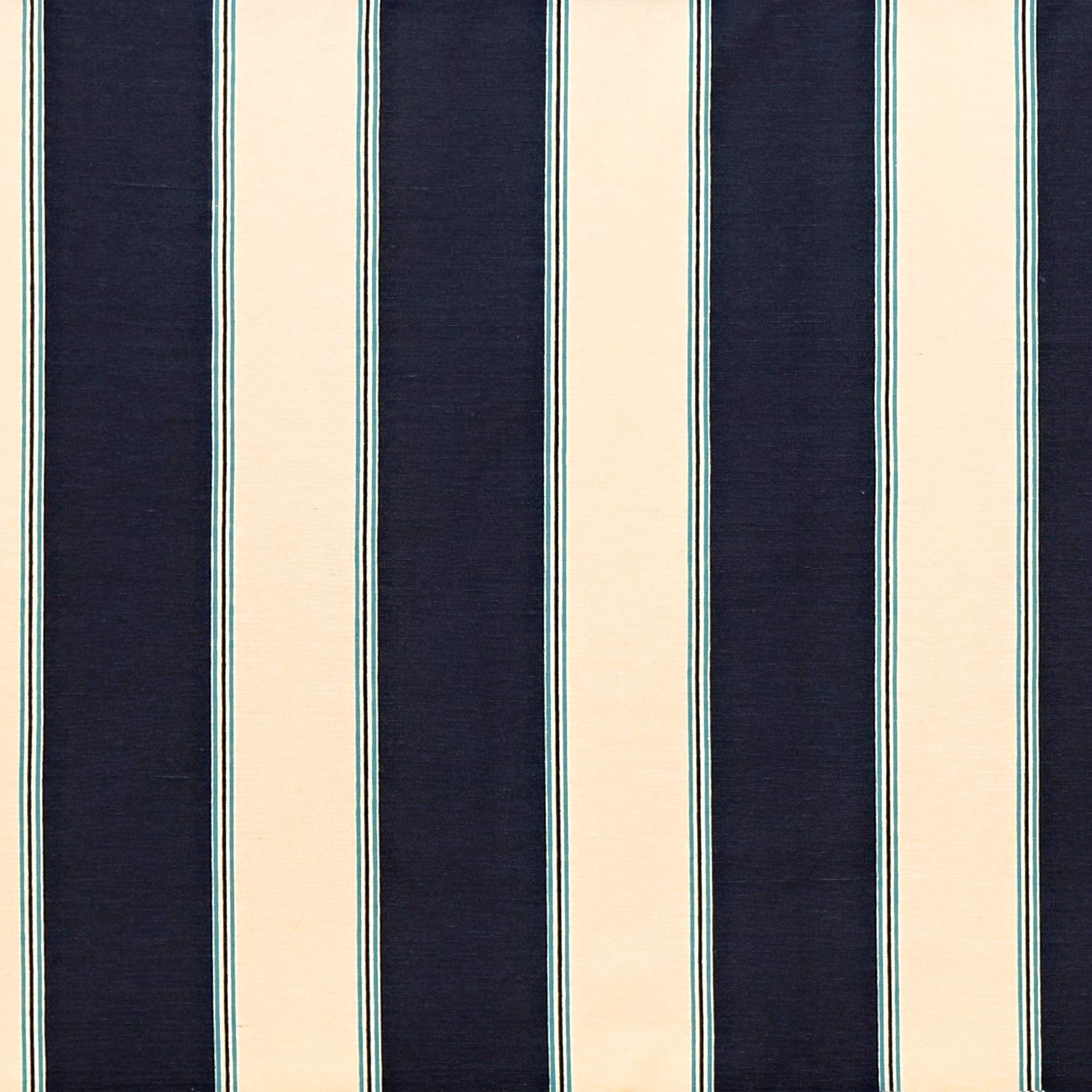 Stiliac 9411T311 Set Cuscini e Tettuccio di Ricambio per Dondolo 3 Posti, Rigato Bianco/blu, 150x55x6 cm