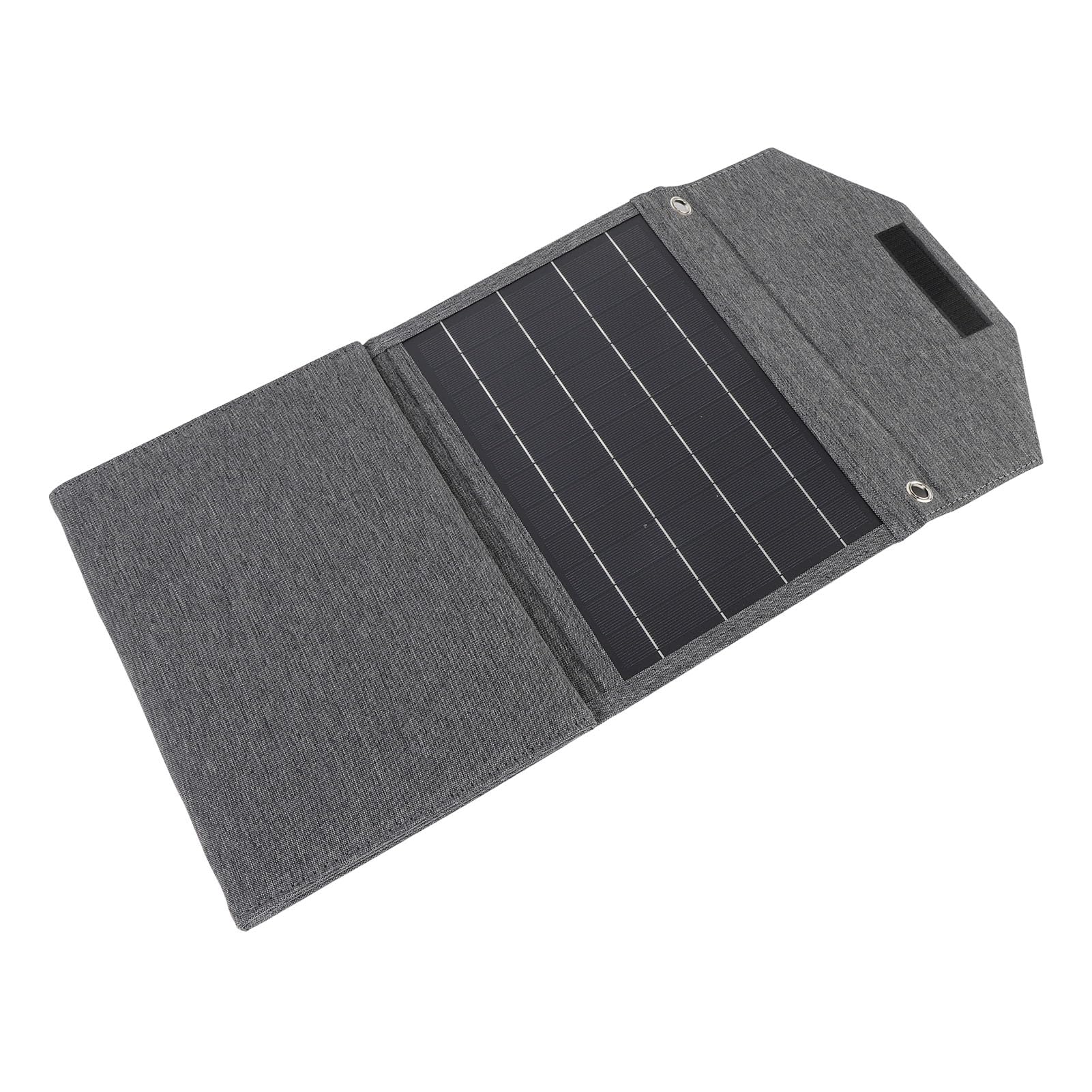Składana ładowarka do panelu słonecznego 80 W Przenośny wodoodporny krzem monokrystaliczny Wysoka wydajność Szybkie ładowanie Podwójne wyjścia USB do użytku na zewnątrz Kemping