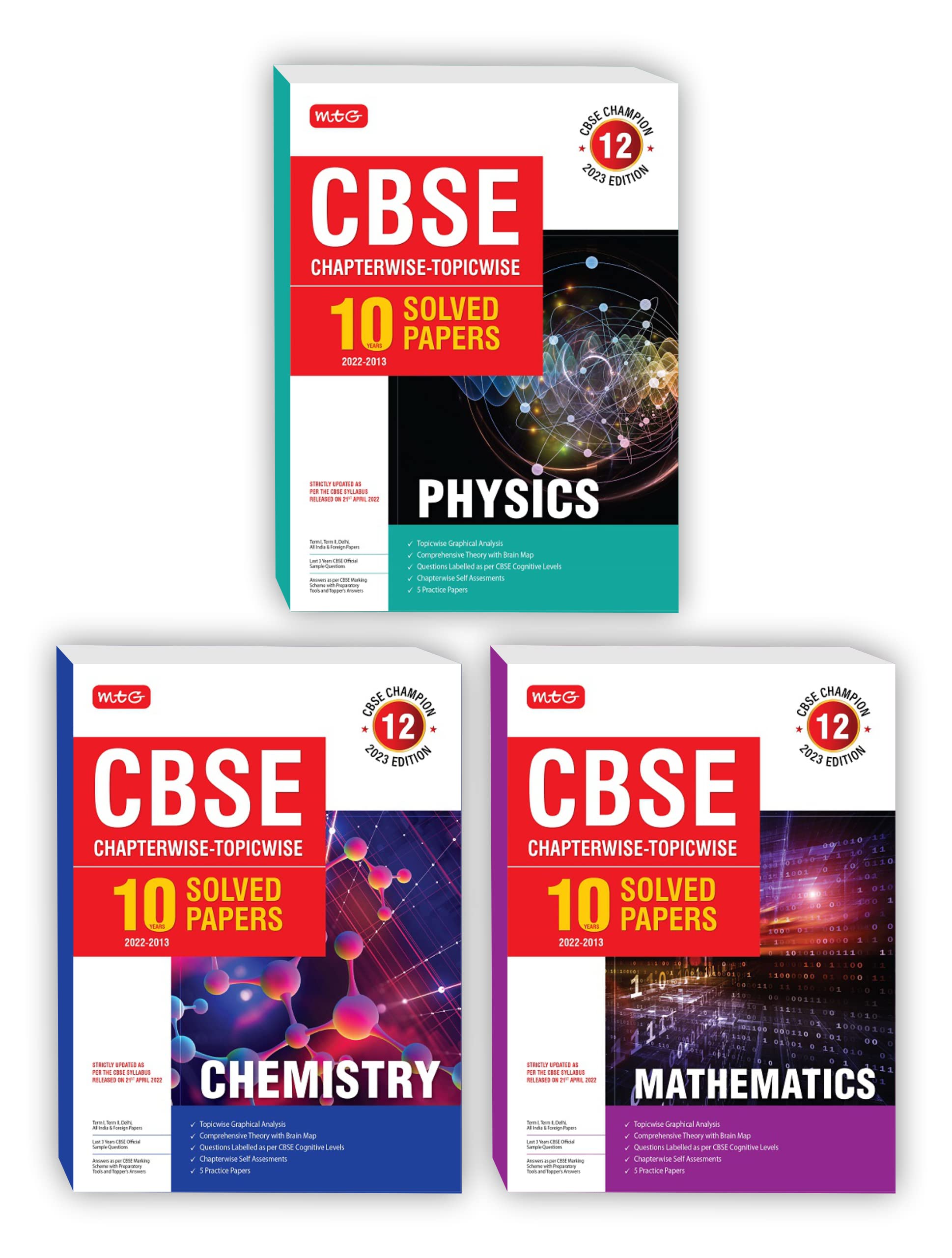 Mtg Cbse 10 Years Chapterwise Topicwise Solved Papers Class 12 ...