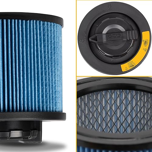 Miniatura 2 de DEWALT Filtro de vacío de repuesto DXVC4002, apto para la mayoría de aspiradoras húmedas y secas de 4 a 5 galones, filtro de cartucho de alta