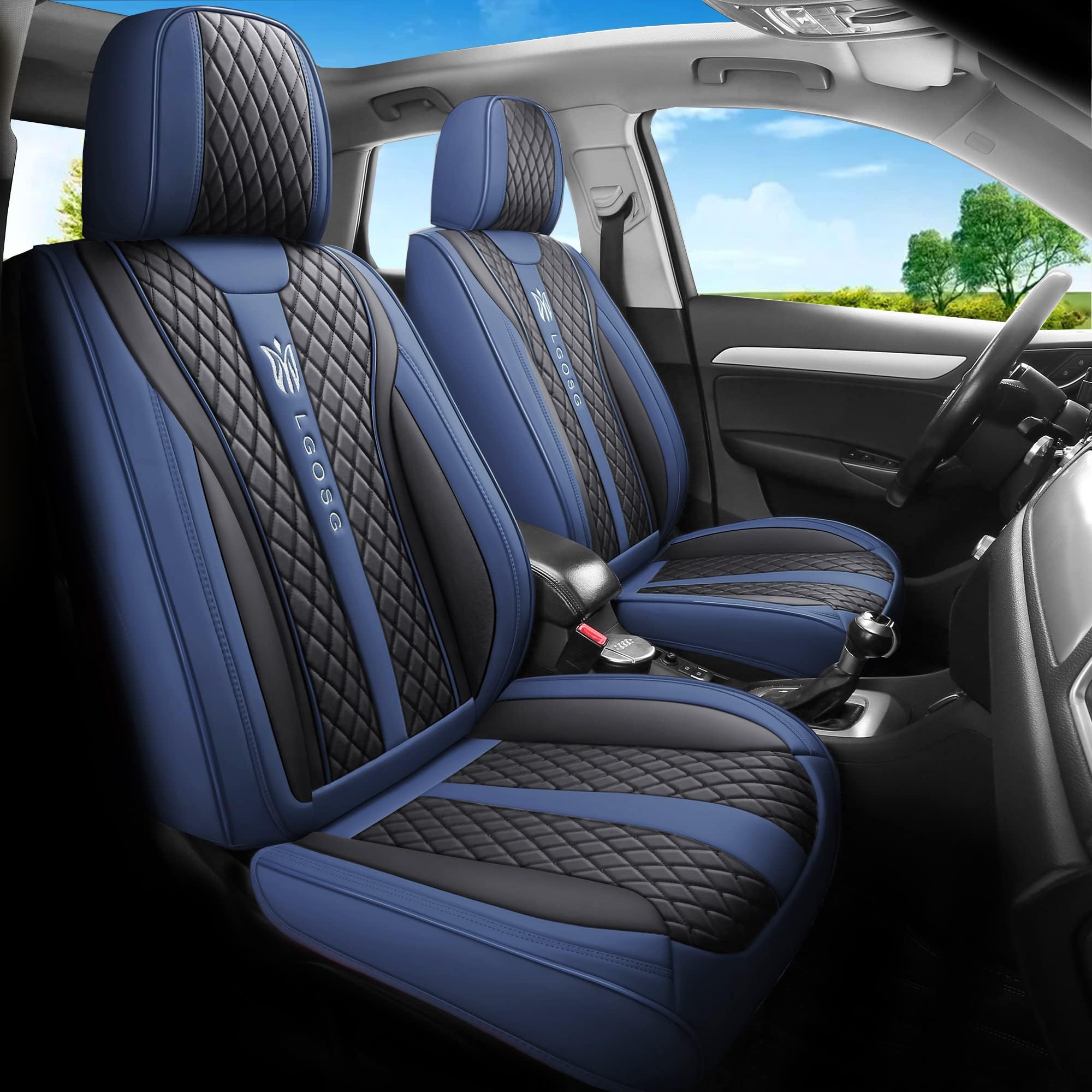 Ubuy Blue Car Seat Covers Pink Leather Seat Covers Comfortable