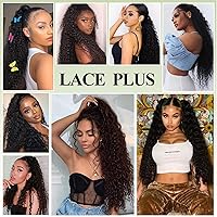 Vista 8 de Extensión de cabello rizado de 32 pulgadas de largo, cola de caballo sintética con clip instantáneo, resistente al calor, marrón oscuro (#2), 6.70