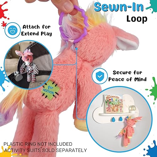 Miniatura 5 de The Adventure Crew - Juguete de peluche - 6 personajes diferentes - Suave y calmante con características interactivas (Bo Bear)