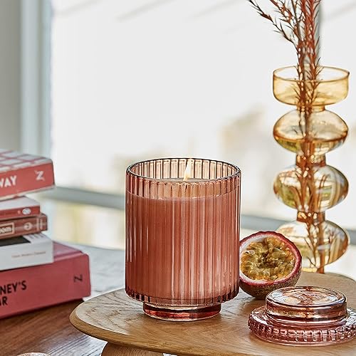 Miniatura 3 de LA JOLIE MUSE Velas perfumadas para el hogar, vela perfumada de peonía de maracuyá, cera de soja natural, 80 horas de combustión, velas de regalo
