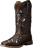 Vista 1 de ROPER Niños Niñas Belle Square Toe Casual Botas Mid Calf - Marrón