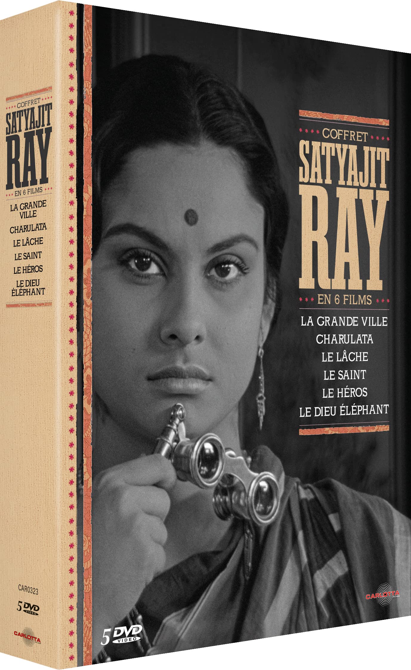 COFFRET SATYAJIT RAY - 5 DVD [Coffret Collector - Édition limitée] [HD DVD]