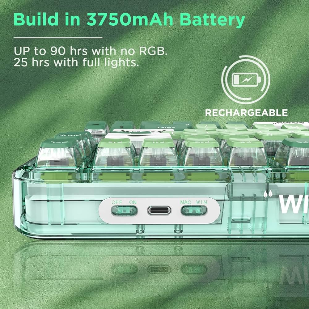 Amazon | YUNZII Coolkiller CK75 無線 ホットスワップ