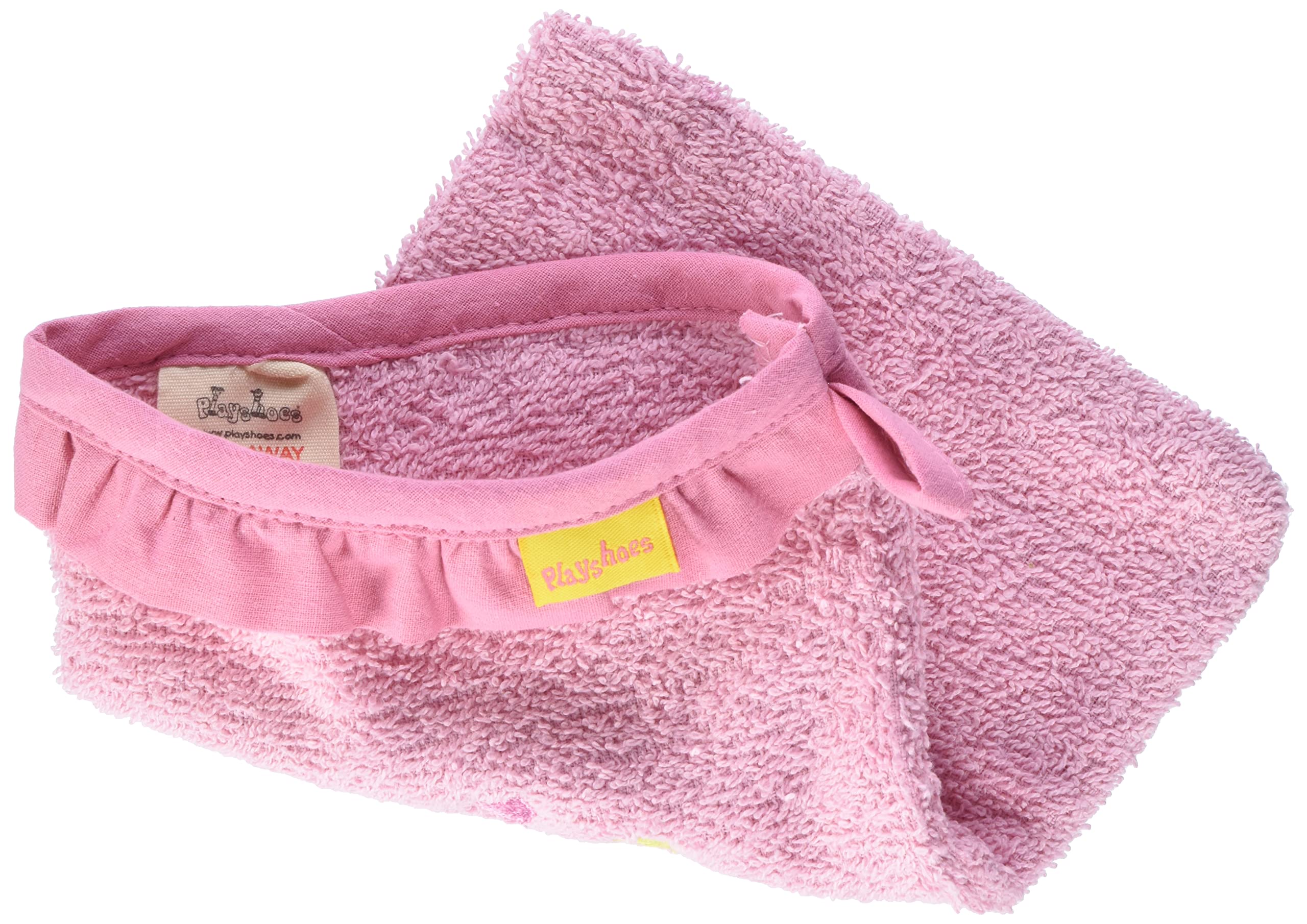 Playshoes Gant de toilette en tissu éponge pour fille, licorne rose, taille unique, Licorne rose., Taille unique