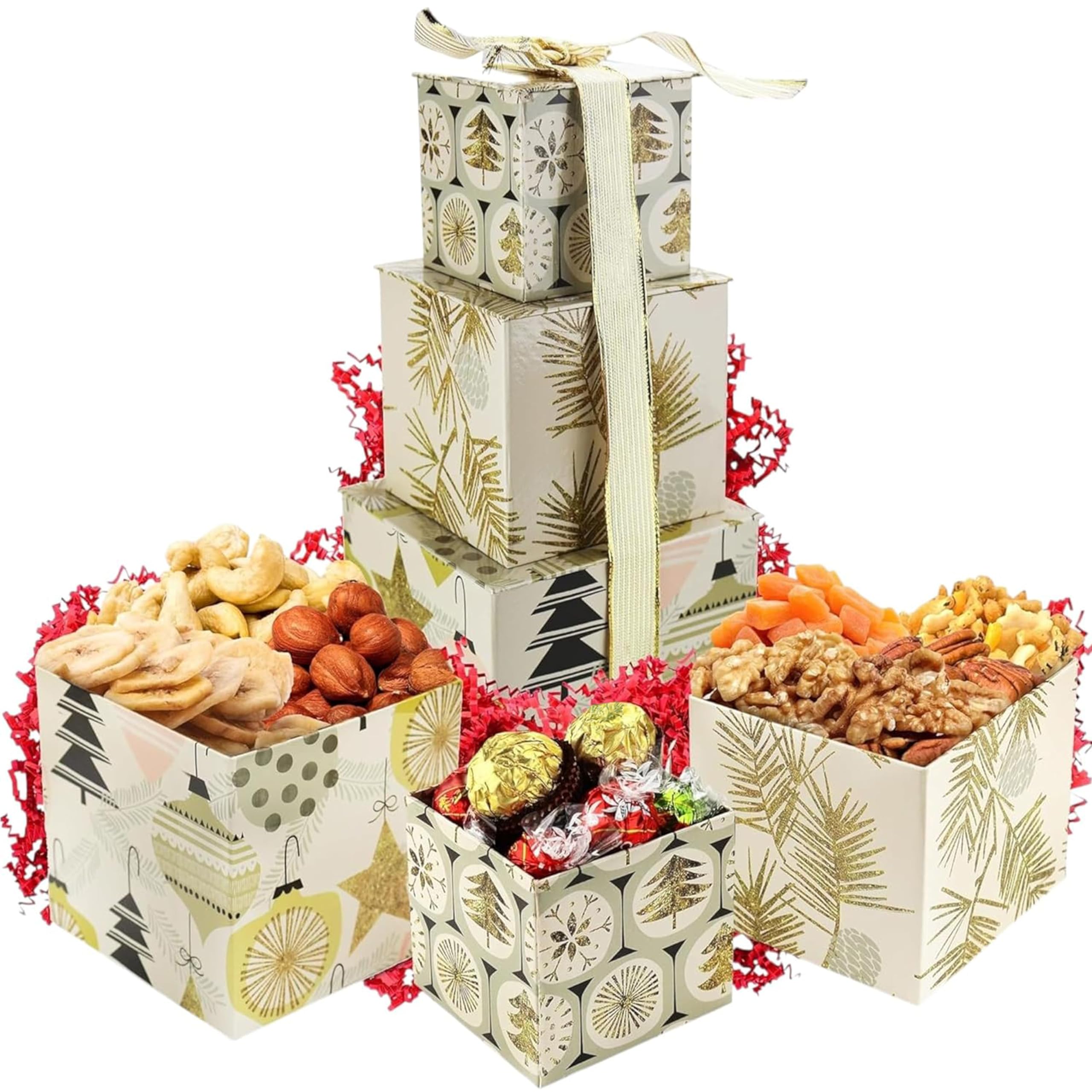 果物 Anna Amazon.com : Anna and Sarah Gourmet Holiday Food Snack Gift Tower