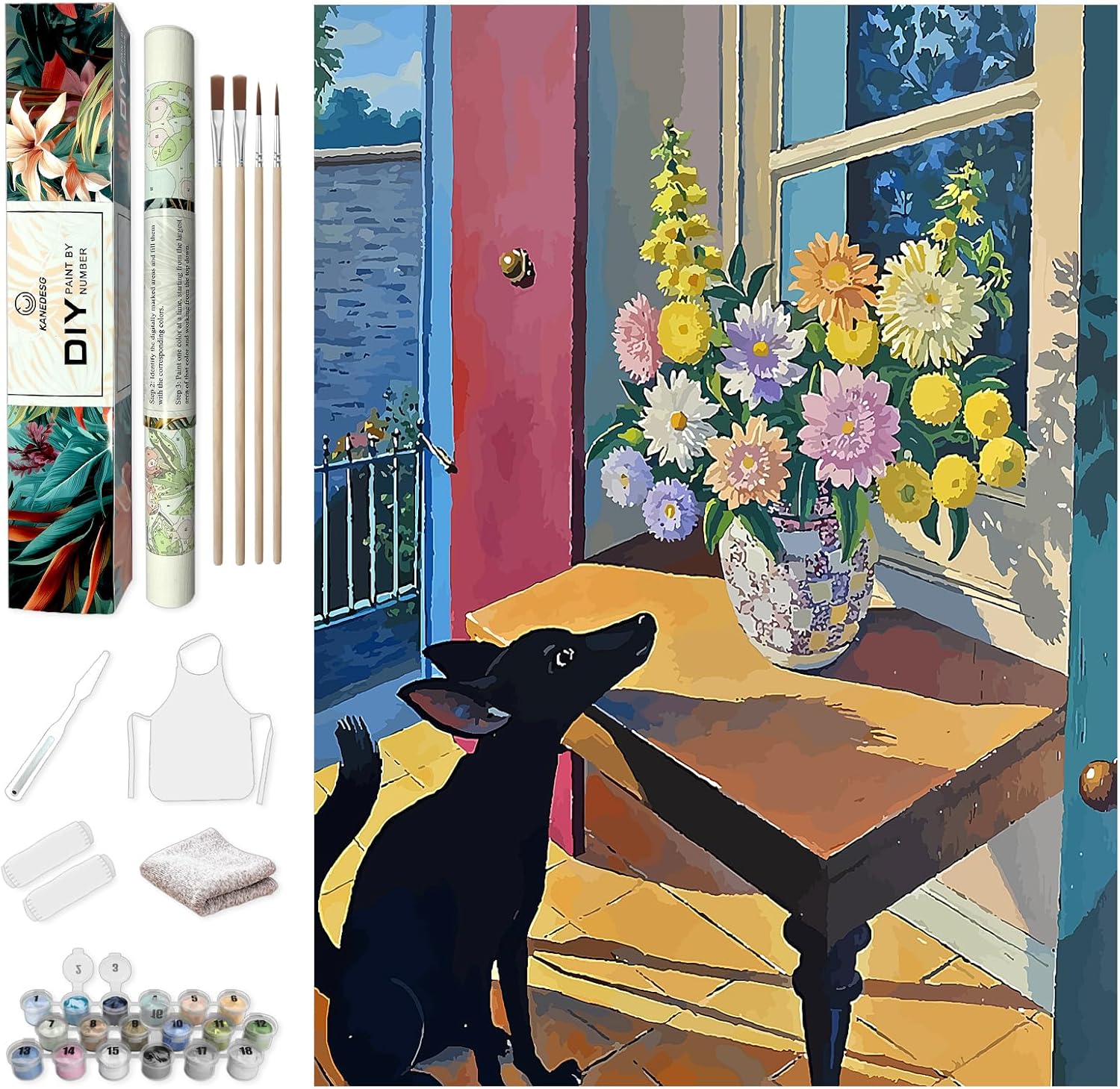 KANEDESG Paint by Numbers kit for Adults Beginner,Adult