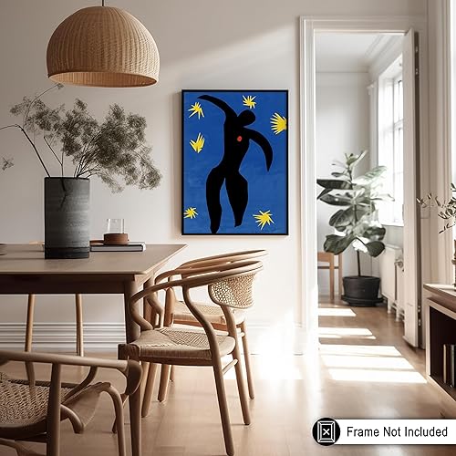 Miniatura 5 de Monem Art - Póster vintage de Henri Matisse – Icarus retro de jazz – Icare Art – Arte de ilustración – Arte abstracto – Arte de fauvismo – Pintura