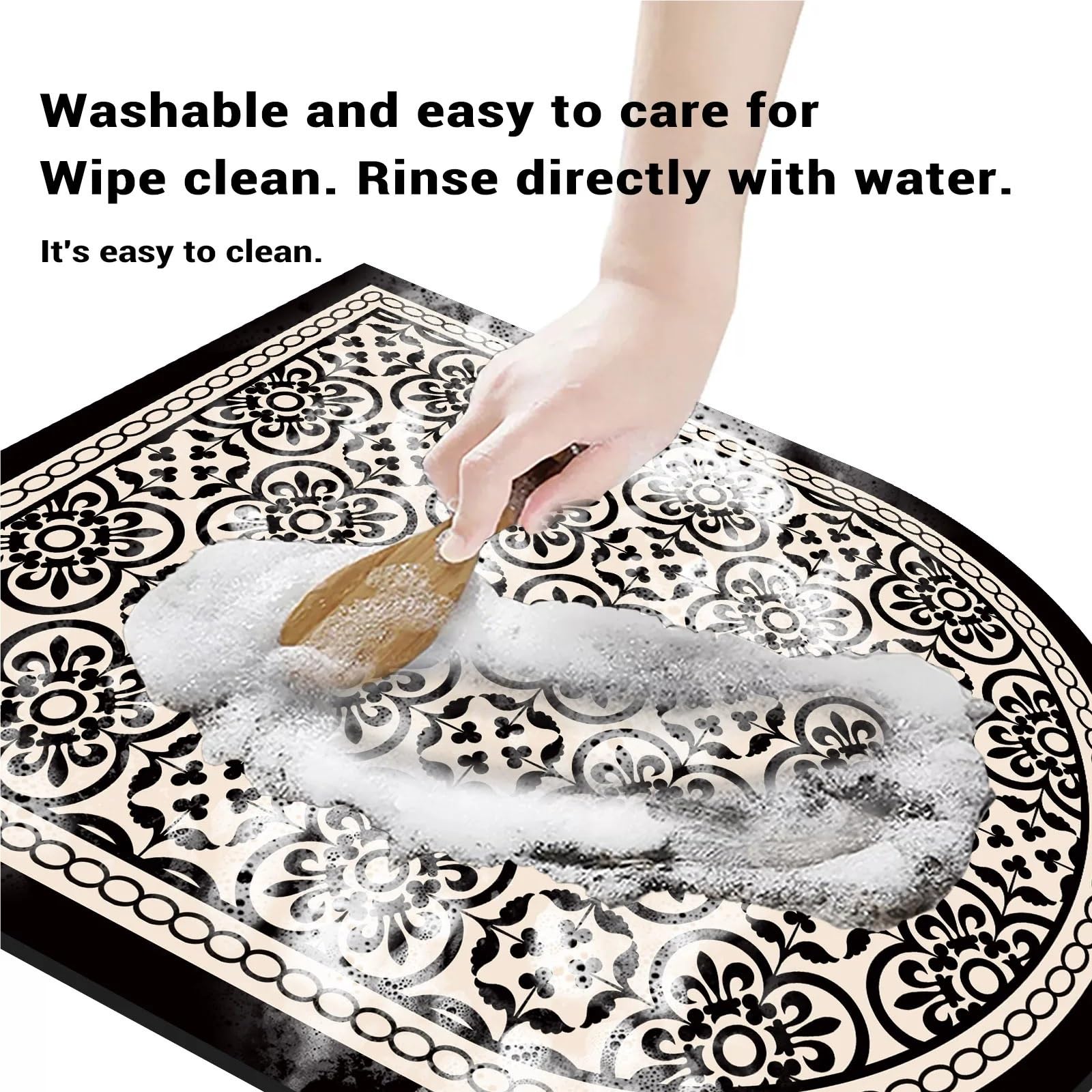 Alfombrilla Para Café Bar Tapete for máquina de café, tapetes de secado de platos de cocina impermeables, almohadilla de drenaje absorbente, grifo de vajilla de secado rápido, alfombra, vajilla, 2 uds