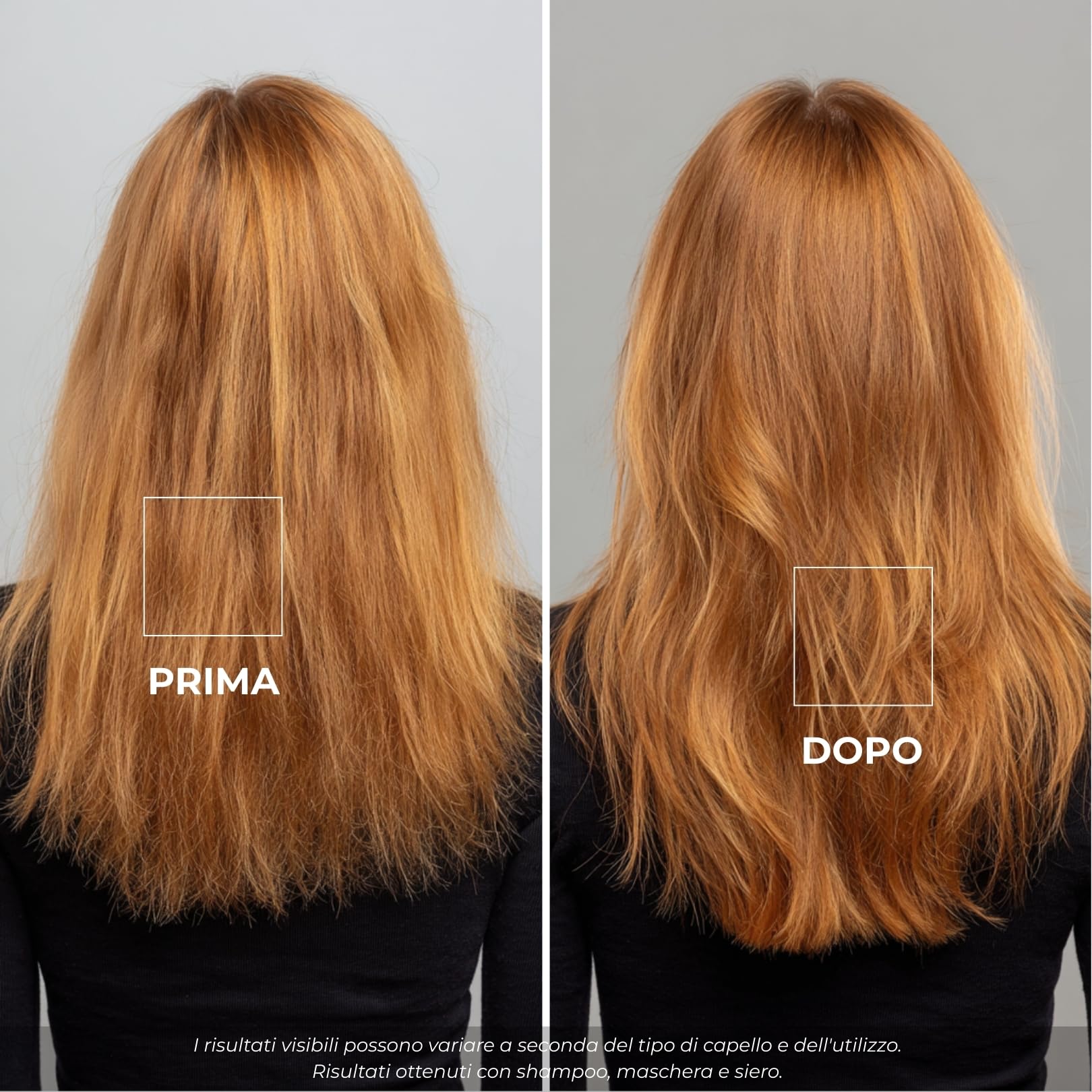 KERARGAN - Routine Marula con 4 Trattamenti Colore - 3x250ml+50ml | Shampoo, balsamo, maschera e siero alla marula, routine completa per trattare e proteggere i capelli colorati