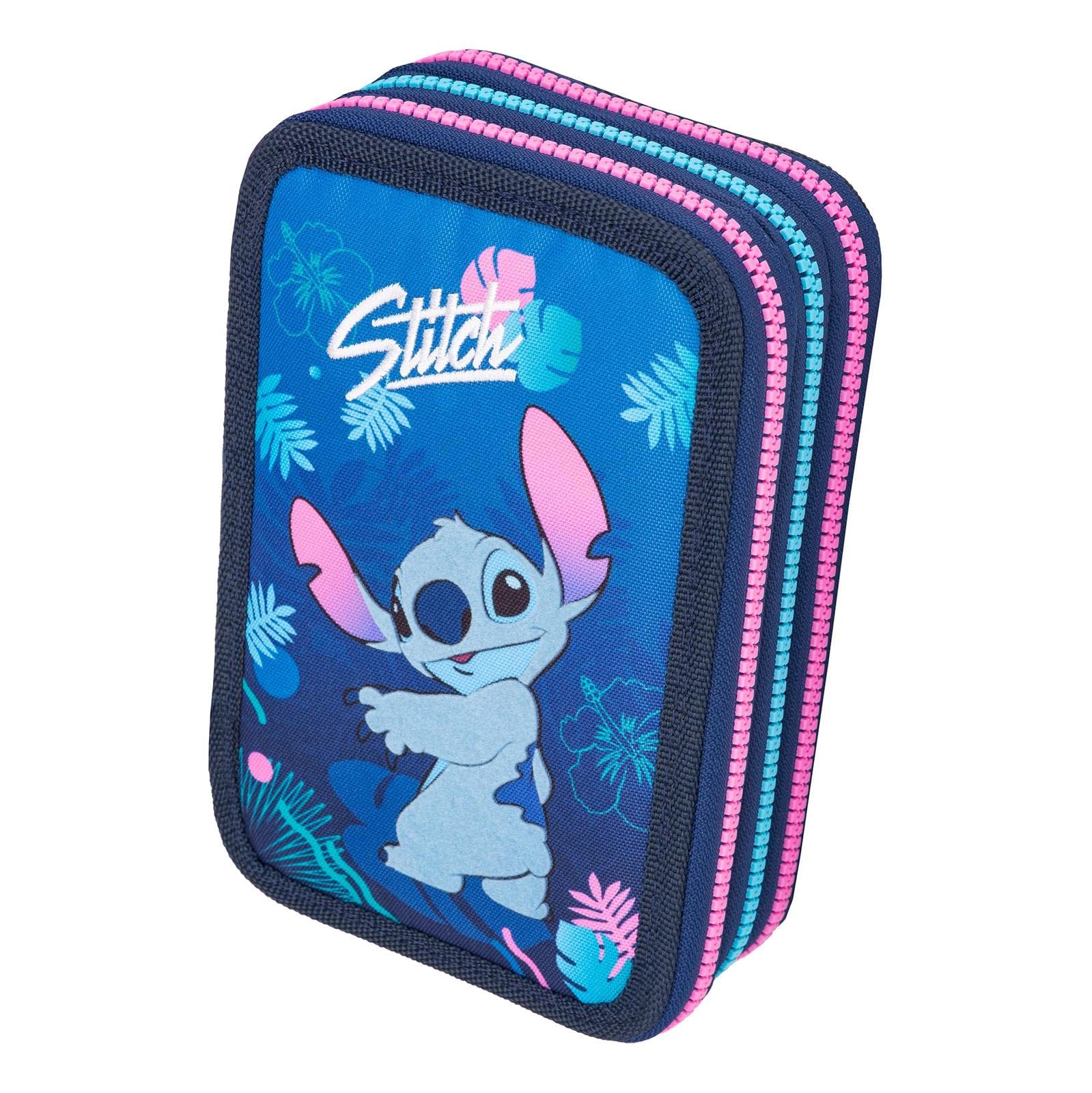 Coolpack F067780, Astuccio JUMPER 3 Disney Stitch, Multicolor